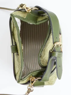 – Bucket Bag aus Textil und Leder*Viamailbag