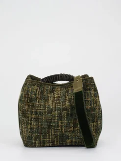 Damen Viamailbag – Bucket Bag aus Textil in Olivtönen