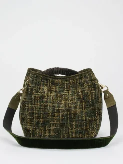 Damen Viamailbag – Bucket Bag aus Textil in Olivtönen