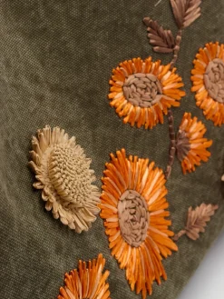 Damen Viamailbag – Matchbeutel aus Textil mit Bambusgriff