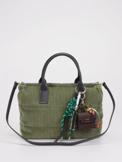 – Shopper Bag aus Cordstoff Oliv*Viamailbag Online