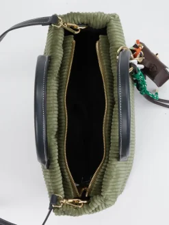 – Shopper Bag aus Cordstoff Oliv*Viamailbag Online