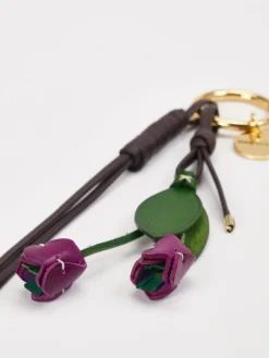 – Taschenanhänger aus Kunstleder Violett*Viamailbag Hot