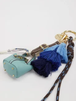 Damen Viamailbag – Taschenanhänger aus Textil Türkisgrün