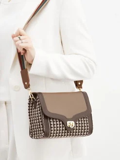 Damen Viamailbag – Umhängetasche aus Textil und Leder