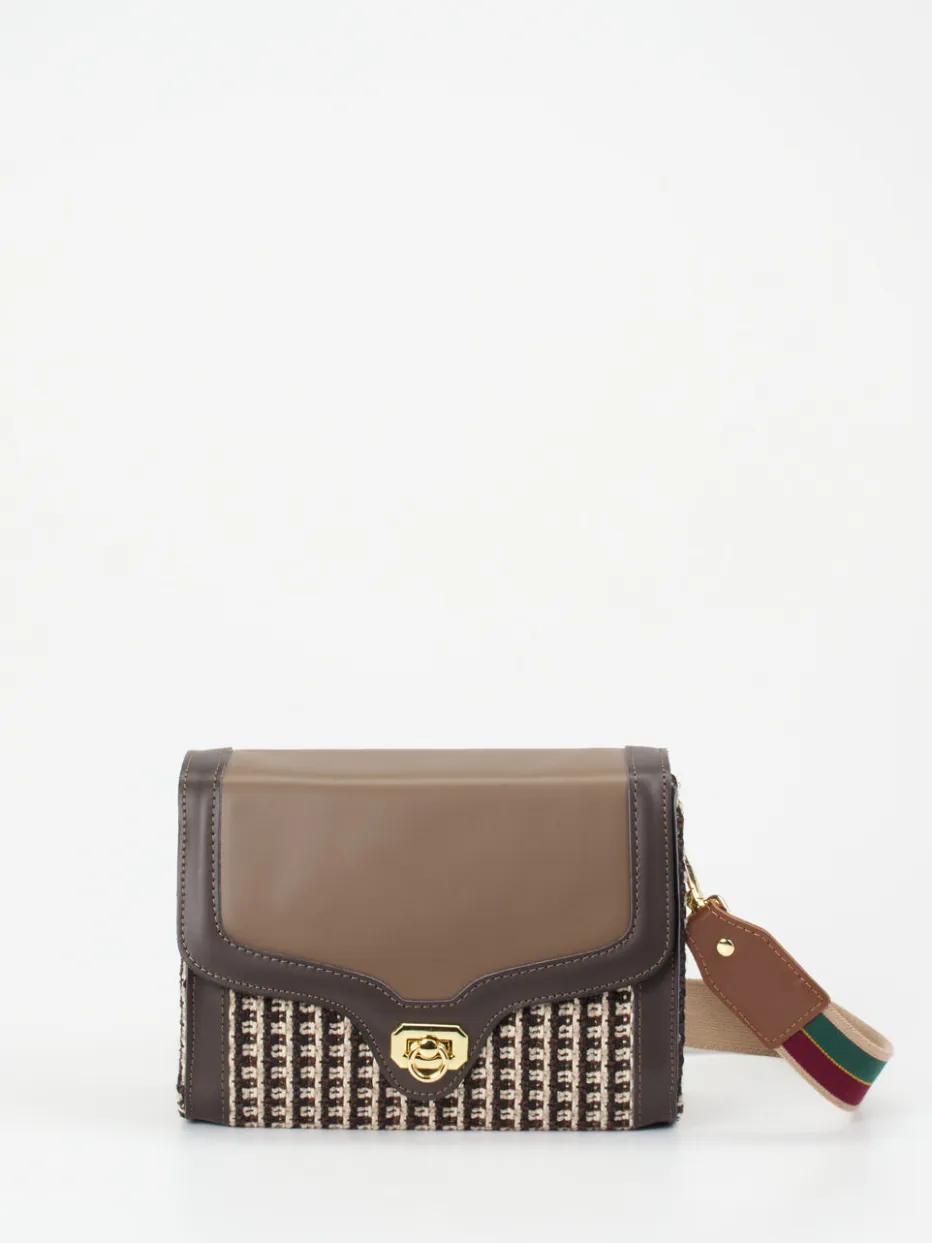 Damen Viamailbag – Umhängetasche aus Textil und Leder