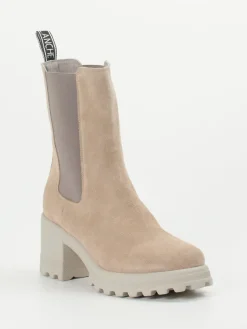 – Chelsea Boots aus Lammleder in Sandbeige*Voile Blanche Outlet