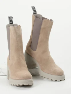 – Chelsea Boots aus Lammleder in Sandbeige*Voile Blanche Outlet