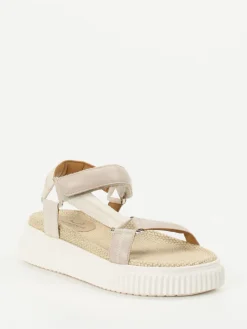 – Plateau-Sandale aus Lammleder*Voile Blanche Sale