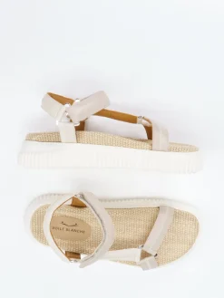 – Plateau-Sandale aus Lammleder*Voile Blanche Sale