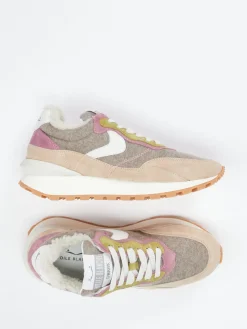 – Retro-Sneaker aus Veloursleder*Voile Blanche Discount