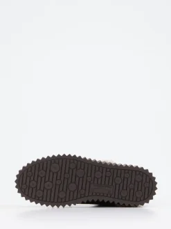 Damen Voile Blanche – Schnürboots aus Metallic-Leder bronzebraun