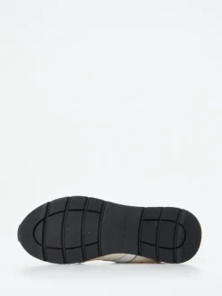 – Sneaker aus Veloursleder und Textil Offwhite*Voile Blanche Discount