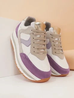 – Sneaker aus Veloursleder in color*Voile Blanche Online