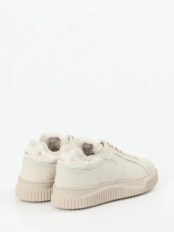 Damen Voile Blanche – Sneaker aus Kalbleder creme