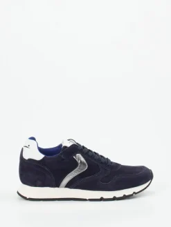 – Sneaker aus Veloursleder Dunkel*Voile Blanche Best