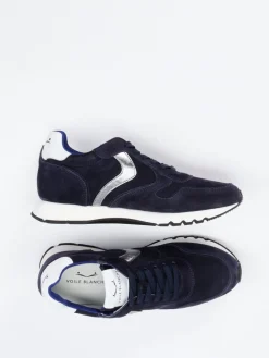 – Sneaker aus Veloursleder Dunkel*Voile Blanche Best