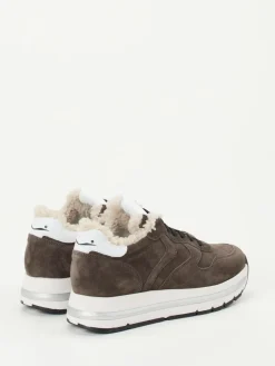 – Sneaker aus Veloursleder schlamm*Voile Blanche Hot