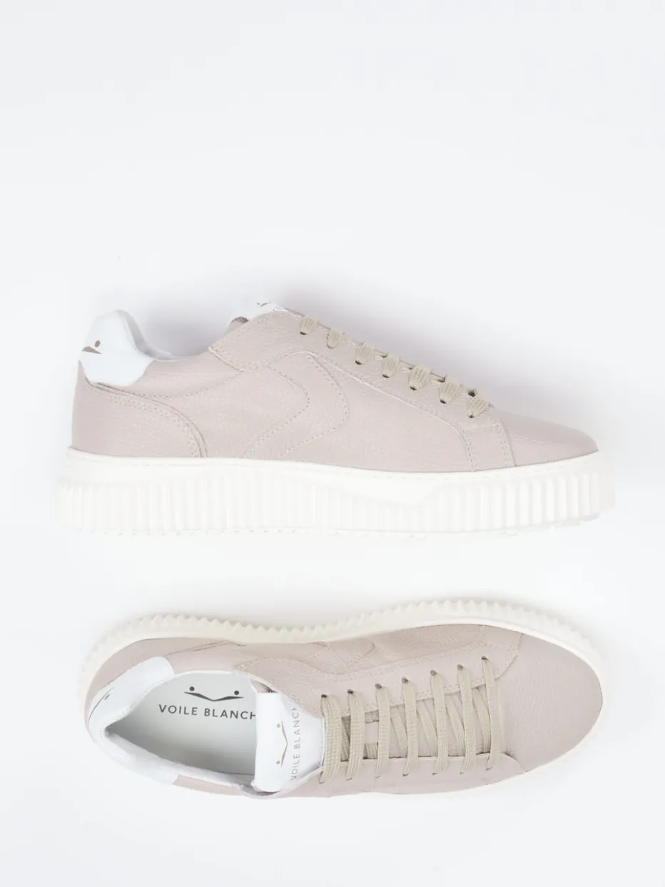 – Sneaker aus Lammleder in Taupe*Voile Blanche Best