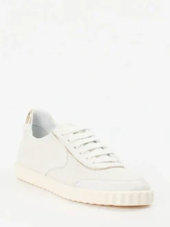 Damen Voile Blanche – Sneaker aus Lammleder in Offwhite