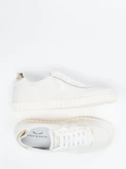 Damen Voile Blanche – Sneaker aus Lammleder in Offwhite