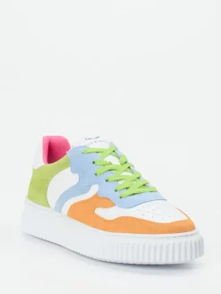 Damen Voile Blanche – Sneaker aus Velours- und Glattleder color