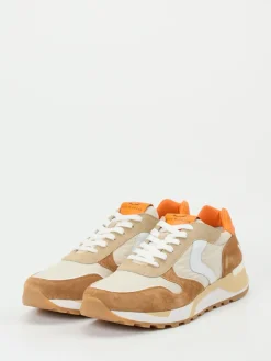 – Sneaker aus Veloursleder Beige*Voile Blanche Clearance