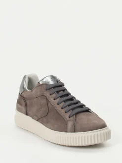 – Sneaker aus Nubukleder in*Voile Blanche Outlet