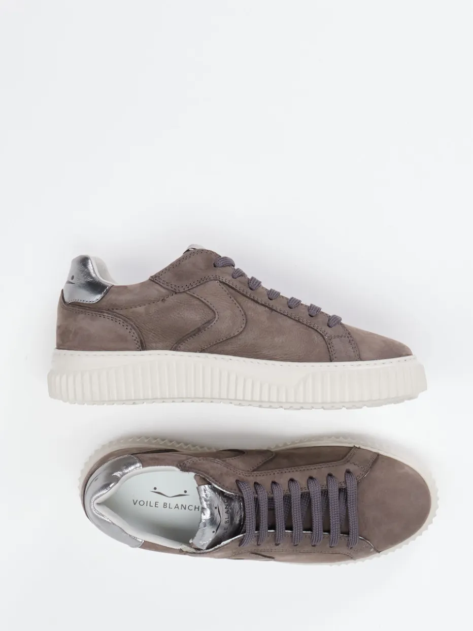 – Sneaker aus Nubukleder in*Voile Blanche Outlet