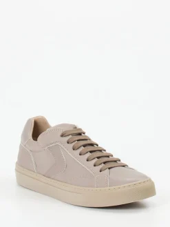 – Sneaker aus Kalbleder in Taupe*Voile Blanche Hot