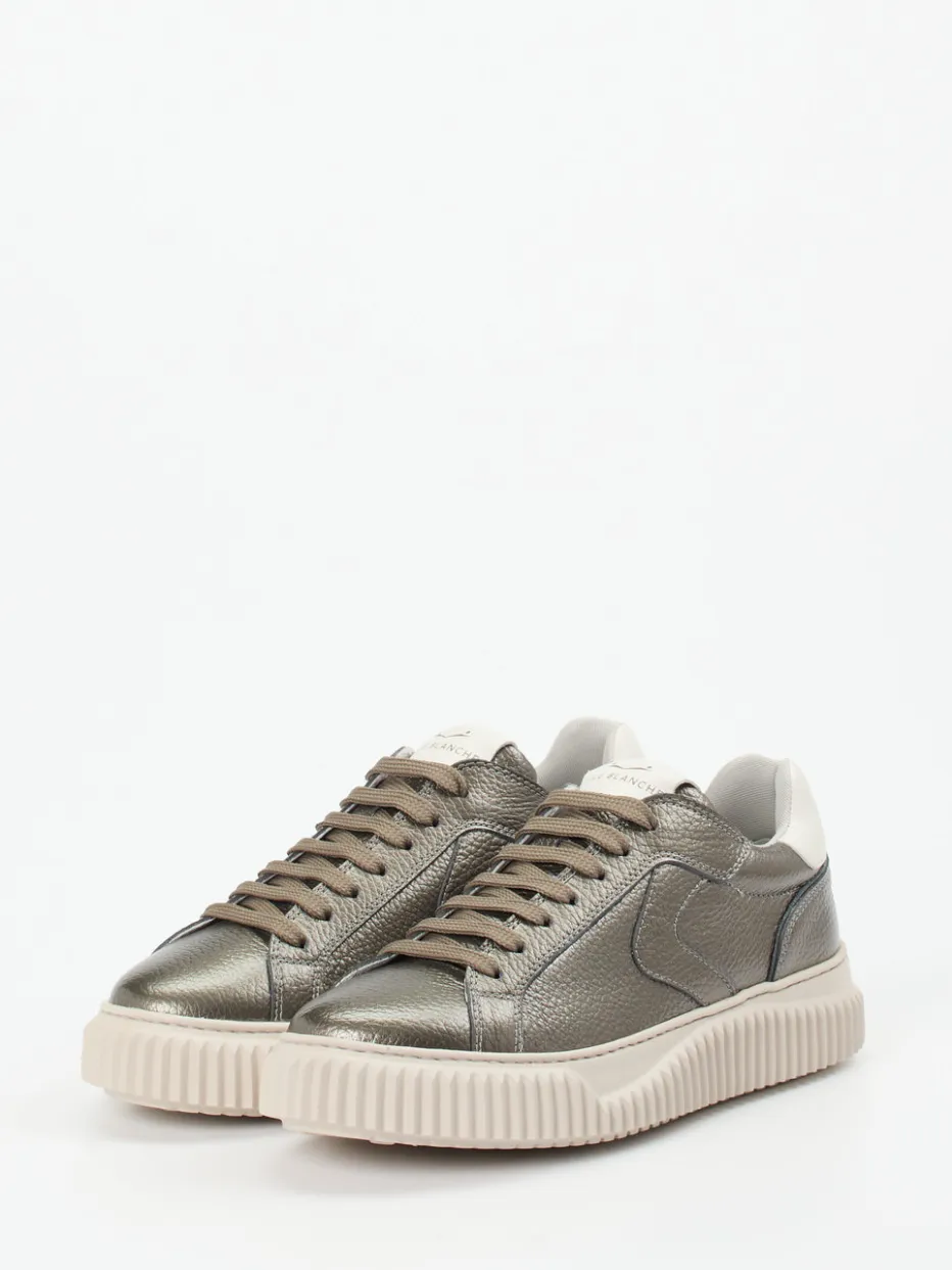 Damen Voile Blanche – Sneaker aus Metallicleder