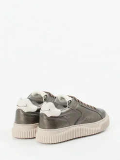 Damen Voile Blanche – Sneaker aus Metallicleder