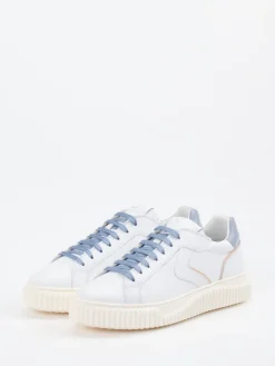 – Sneaker aus Lammleder in*Voile Blanche Discount