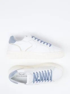 – Sneaker aus Lammleder in*Voile Blanche Discount
