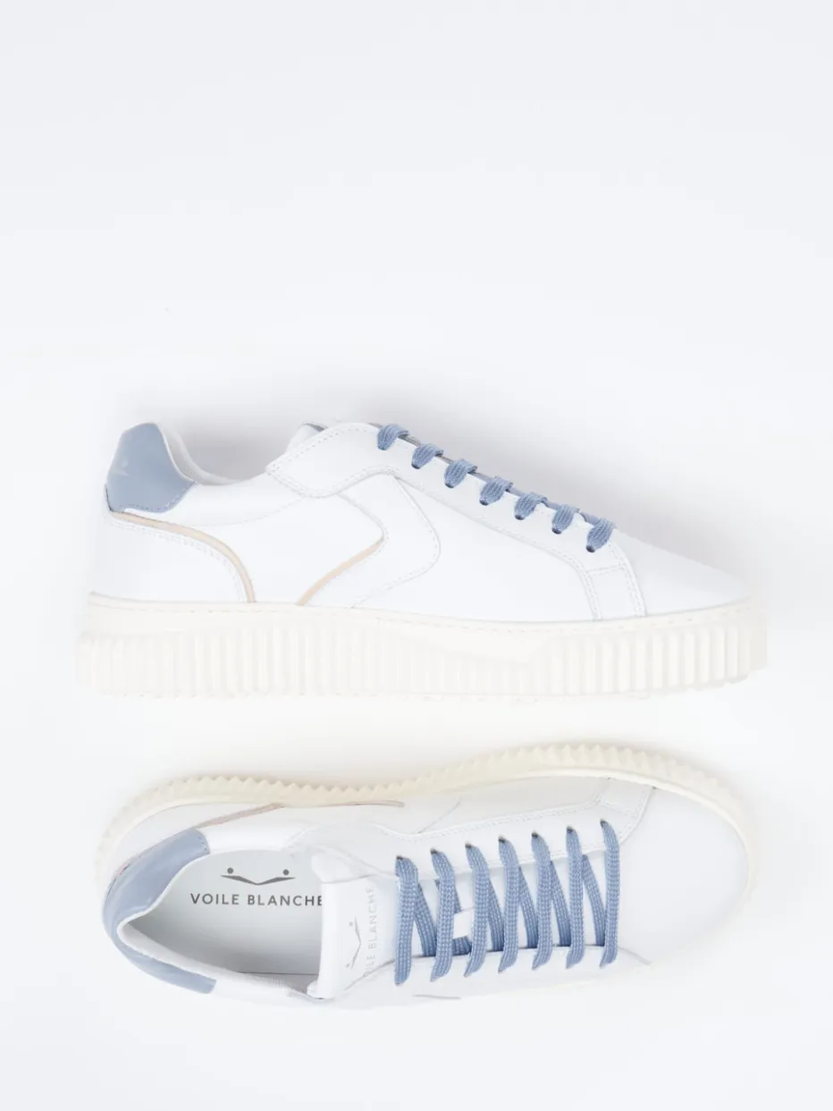 – Sneaker aus Lammleder in*Voile Blanche Discount