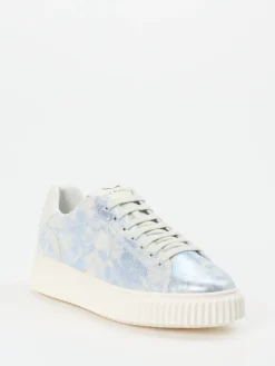 – Sneaker aus Metallicleder hell*Voile Blanche Clearance