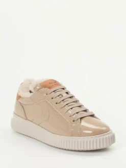 – Sneaker aus Lackleder in Beige*Voile Blanche Outlet