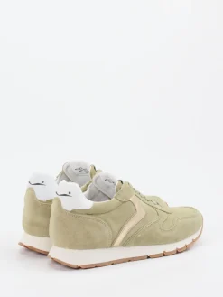 Damen Voile Blanche – Sneaker aus Veloursleder Salbei