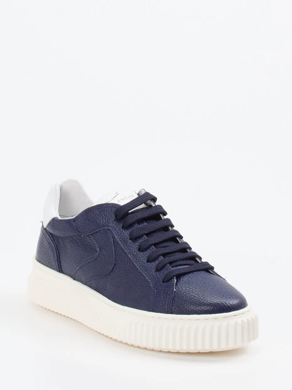 – Sneaker aus Lammleder in Navy*Voile Blanche Discount
