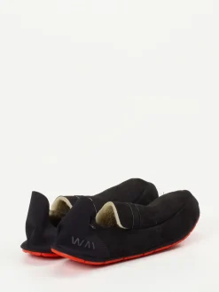 Damen Wai – Slipper aus Synthetik mit Lammfellfutter