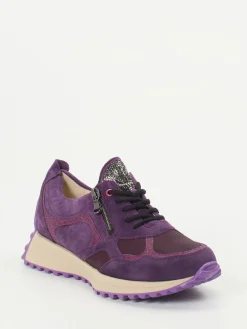 – Freizeitsneaker aus Veloursleder violett*Waldläufer Outlet