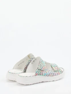 – Komfort-Pantolette aus geprägtem Leder color*Waldläufer Discount