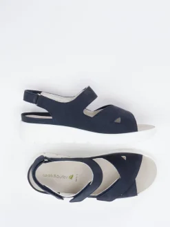 Damen Waldläufer – Komfortsandale aus Nubukleder Dunkel