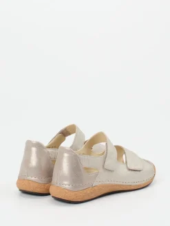 – Komfortsandalen aus geprägtem Leder*Waldläufer Outlet