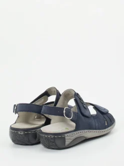 – Komfortsandale aus Nubukleder Dunkel*Waldläufer Outlet