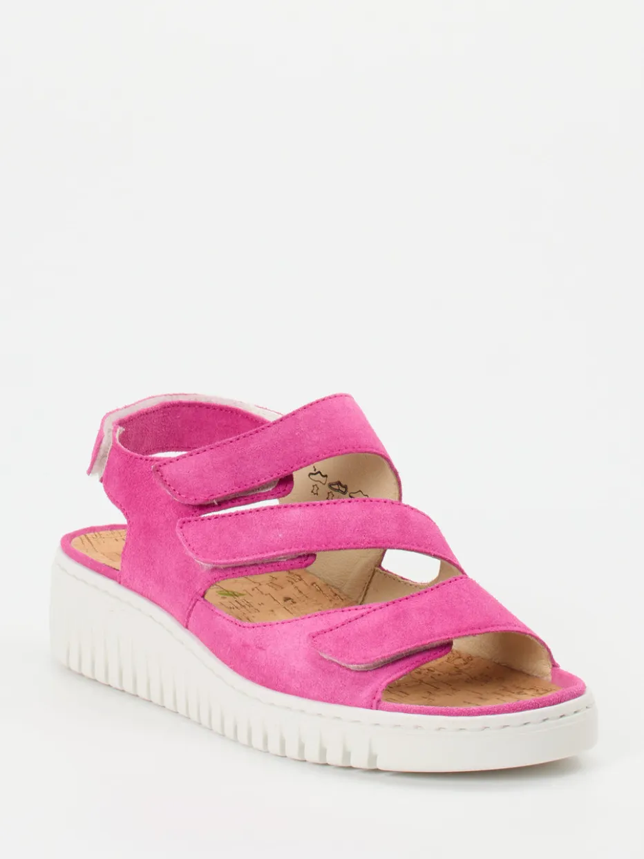 Damen Waldläufer – Komfortsandale aus Veloursleder