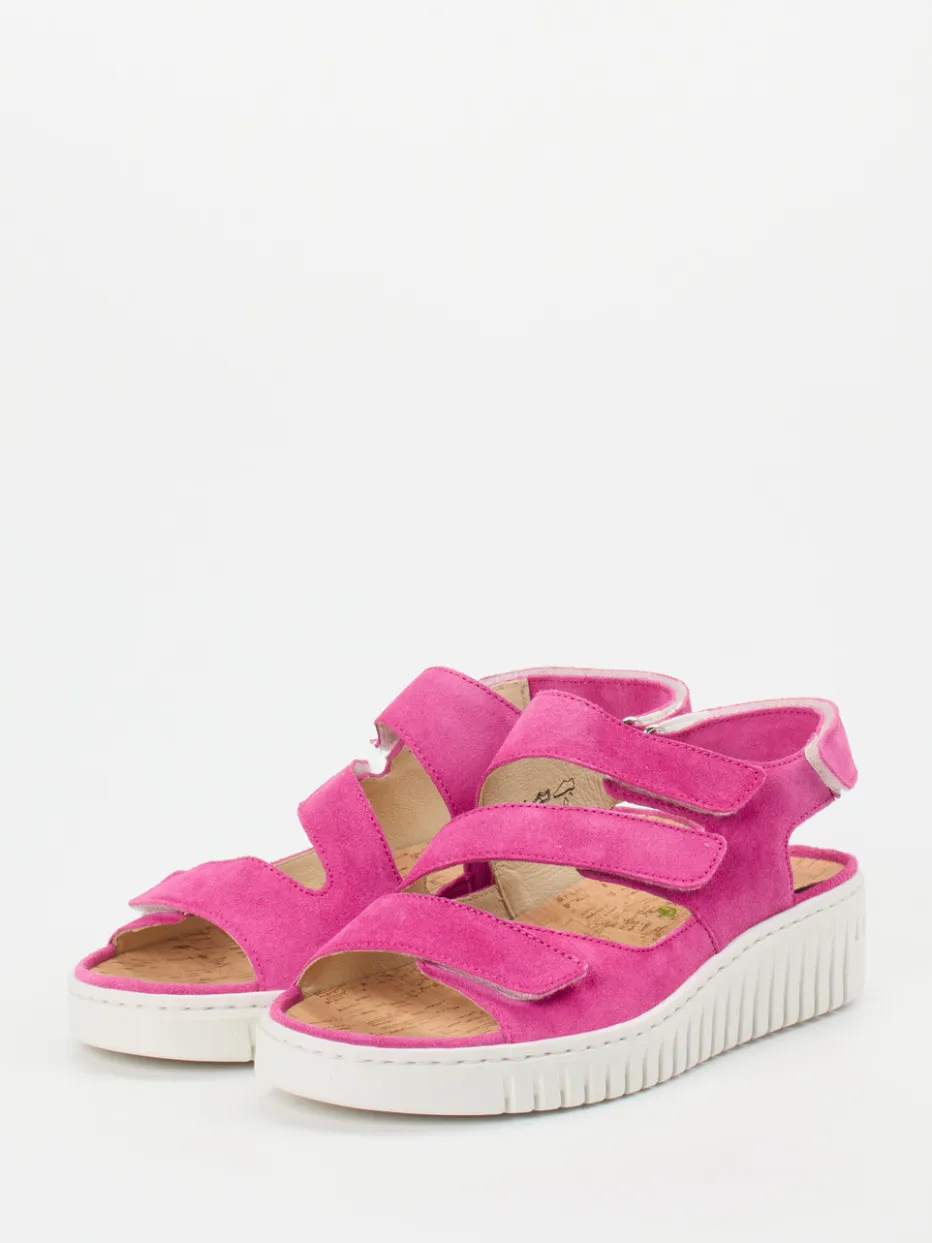 Damen Waldläufer – Komfortsandale aus Veloursleder