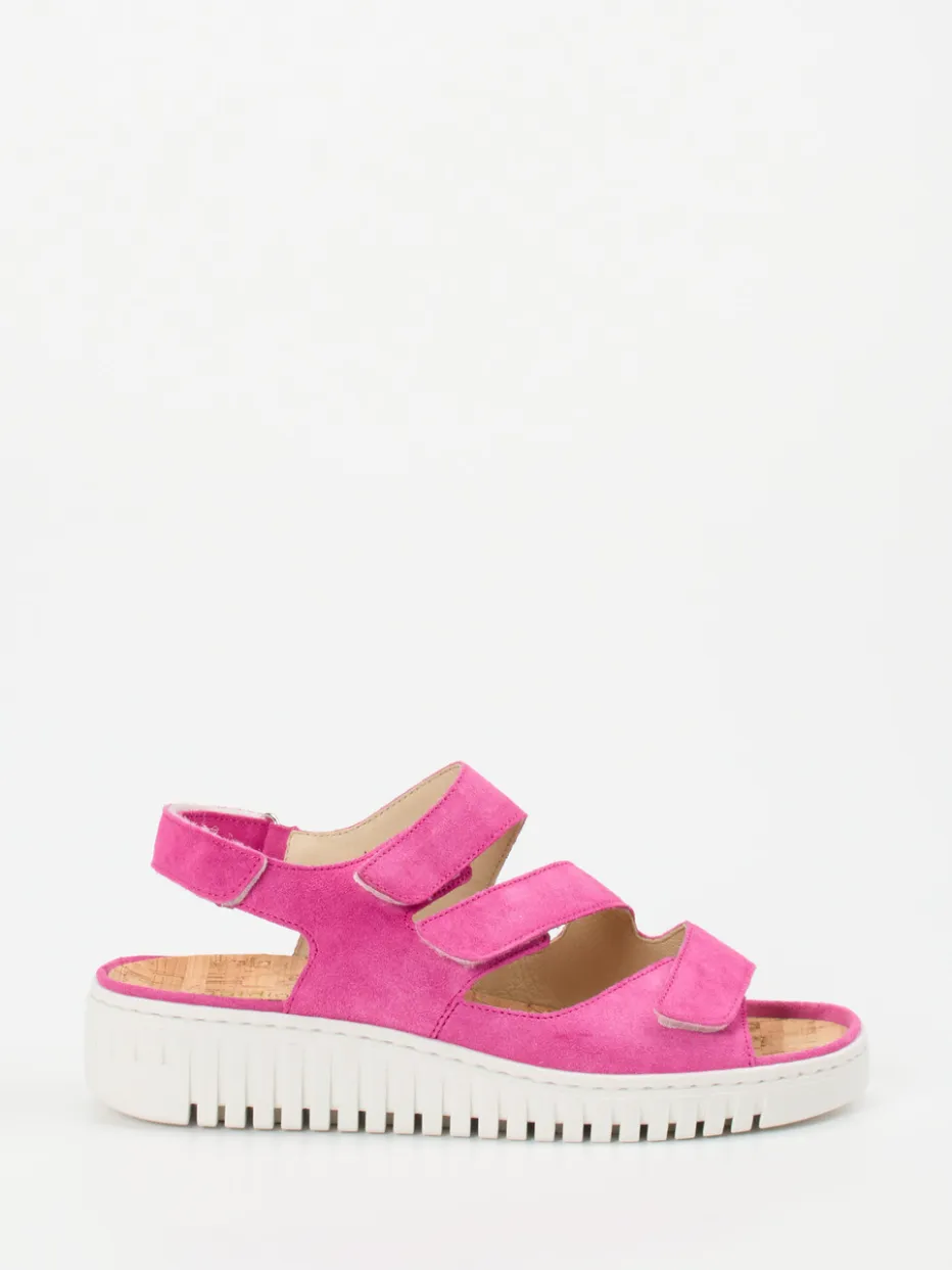 Damen Waldläufer – Komfortsandale aus Veloursleder