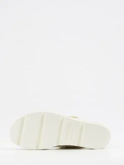 Damen Waldläufer – Komfort-Sandalen aus Leder mit Jutebesatz