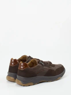 Herren Waldläufer – Komfort-Sneaker aus Kalbleder dunkel